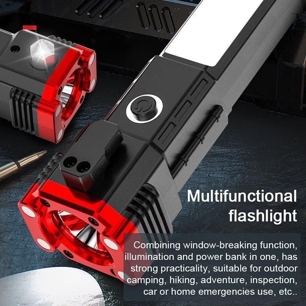 TorchGuard™ – 4-in-1 Rechargeable LED Flashlight with Power Bank