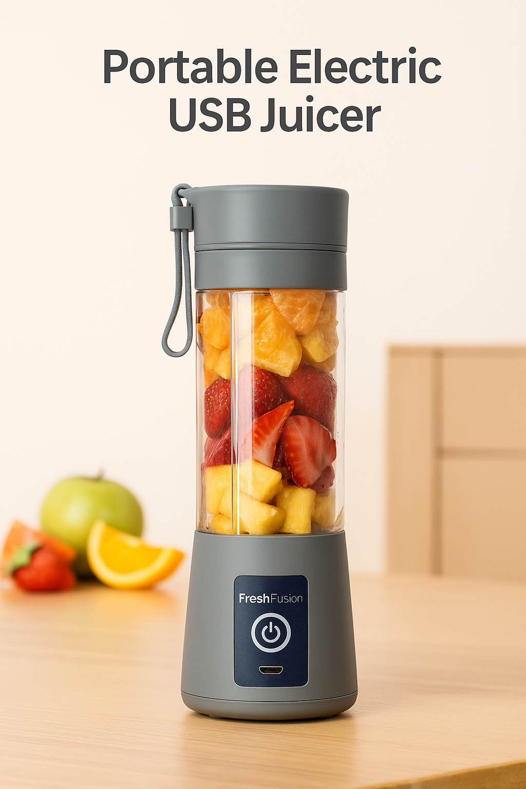 FreshFusion™ Portable Electric USB Juicer